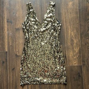 Sequin Mini Dress
